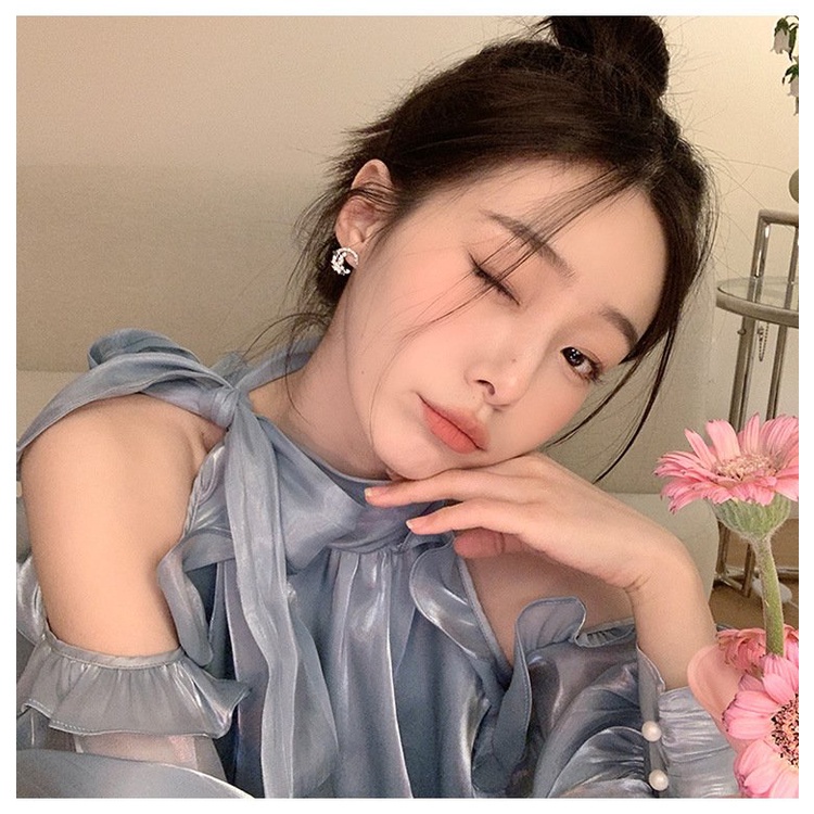 Bông tai thời trang MẶT TRĂNG LẤP LÁNH phong cách Hàn Quốc ĐA MẪU