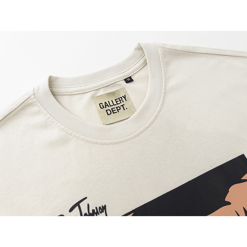 ❤❀   ❤ Áo Thun Cotton Tay Ngắn Dáng Rộng In Chữ GALLERY DEPT Heartbroken Thời Trang Cho Cặp Đôi