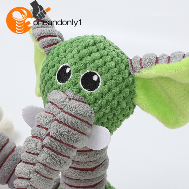 Đồ Chơi Nhồi Bông Mềm Mại Hình Động Vật Phát Ra Âm Thanh Chống Cắn Làm Sạch Răng Cho Thú Cưng