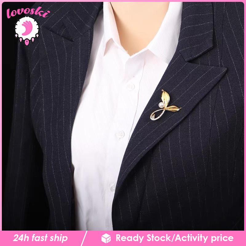 Ghim Cài Áo Hình Trái Tim Đính Đá Thời Trang Cho Nữ