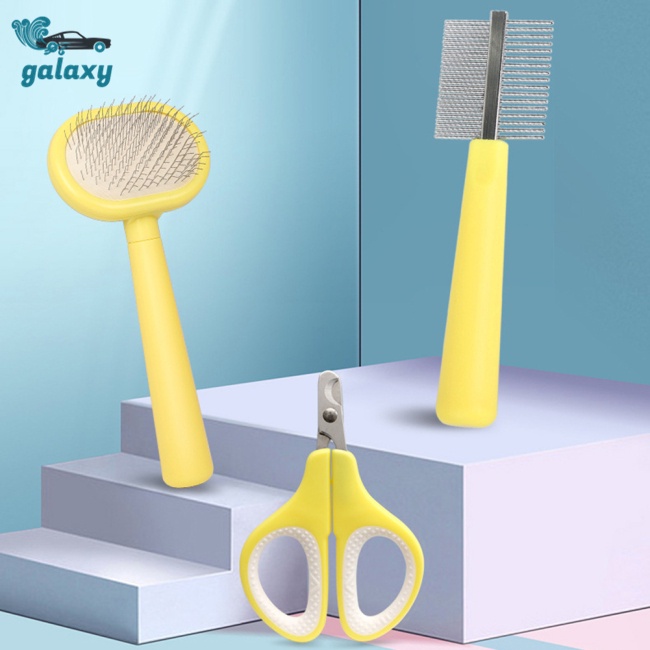 Galaxy Bộ Lược Và Kéo Cắt Tỉa Lông Thú Cưng Mini