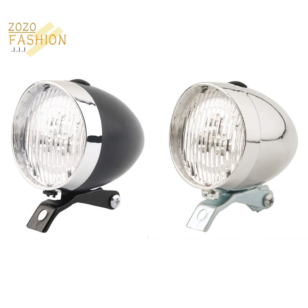 Đèn Pha 3 Bóng Led Gắn Phía Trước Xe Đạp MTB Phong Cách Retro