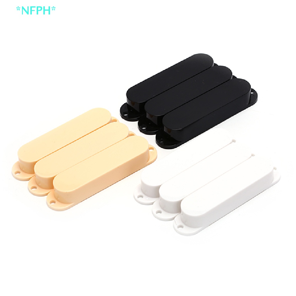 Set 3 Vỏ Bọc Pickup Lõi Đơn Bằng Nhựa Cho Đàn Guitar Điện Mới