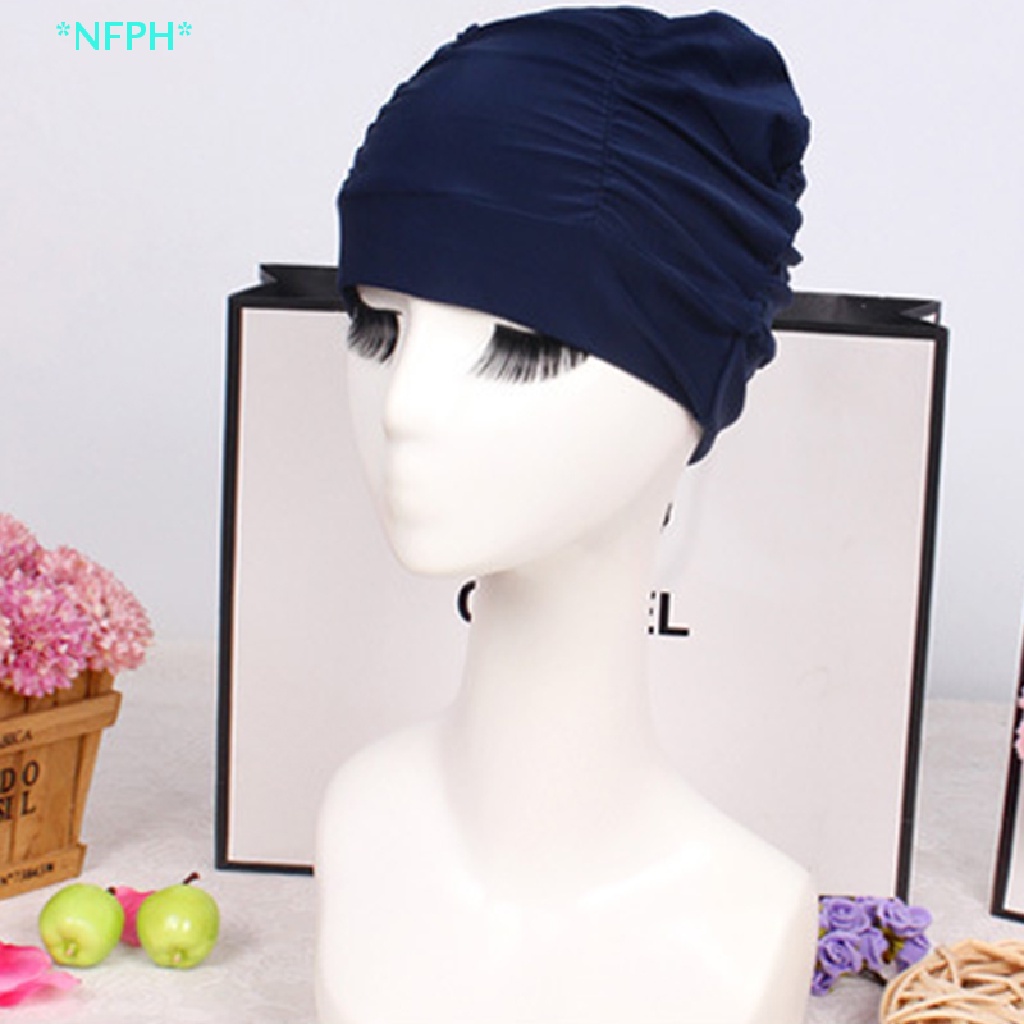 Nfph &gt; Mũ Bơi Co Giãn Kiểu Thể Thao Cho Nữ Mới
