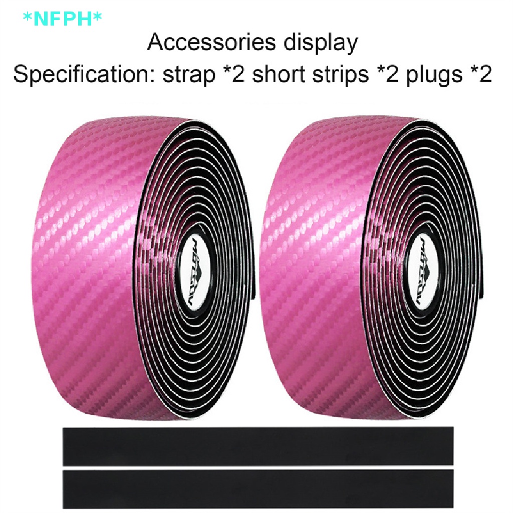 Băng Quấn Tay Lái Xe Đạp Bằng EVA PU Chống Rung Kèm 2 Nút Cắm Mới