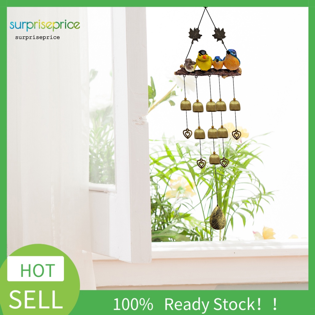 Spa Chuông Gió Kết Cấu Tinh Tế Hình Chim Trang Trí Phòng Khách / Nhà Ở / Ngoài Trời