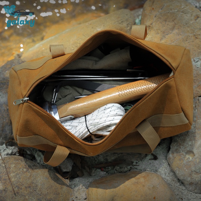 Galaxy Túi Đựng Dụng Cụ Cắm Trại Ngoài Trời Sức Chứa Lớn Bằng Vải Canvas