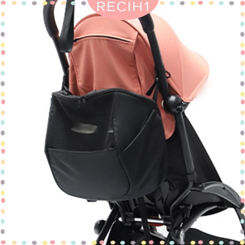 Túi Đựng Tã / Đồ Dùng Kèm Giá Đỡ Bình Nước Gắn Xe Đẩy Em Bé Tiện Dụng