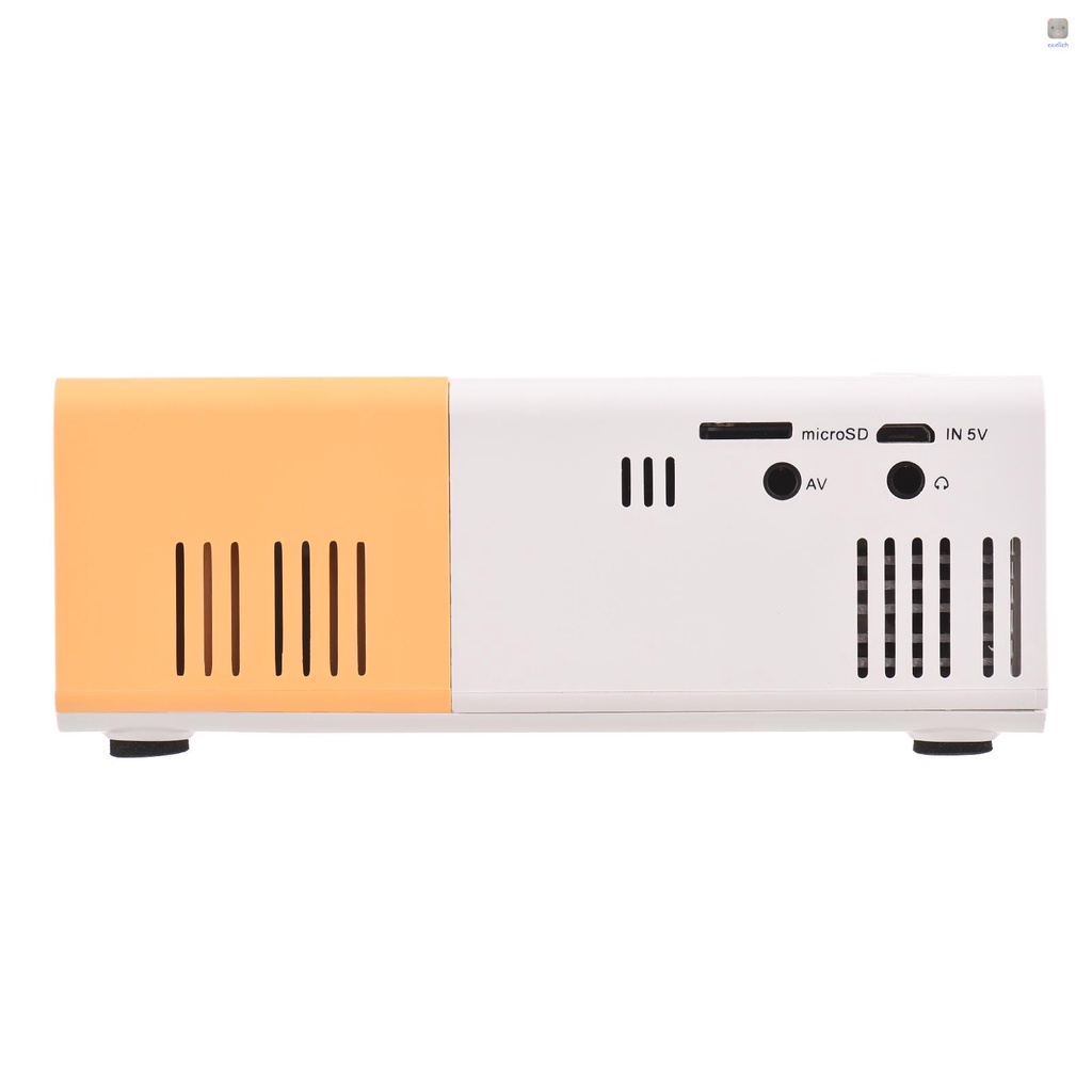 Máy ChiếU Mini Hỗ Trợ 720P / 1080P VớI Loa + ĐiềU KhiểN Từ Xa HD / AV / USB / Audio 3.5mm Cho Gia ĐìNh