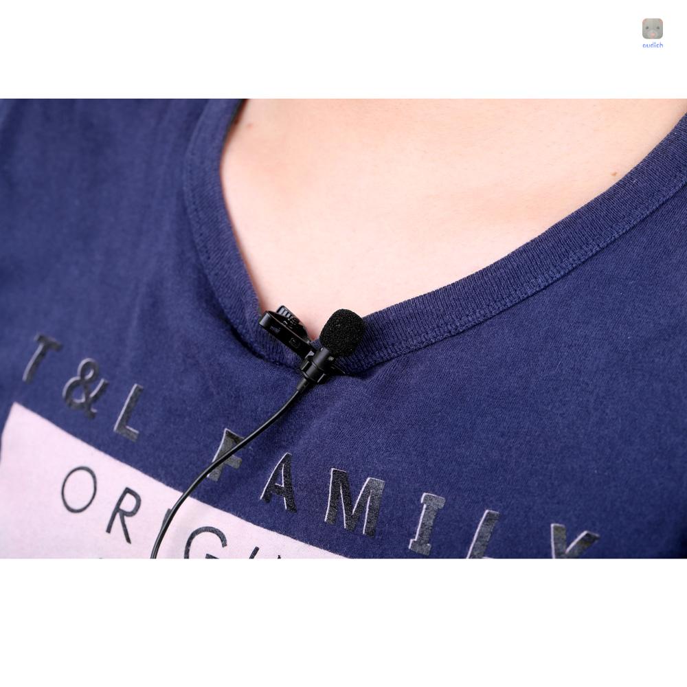 Micro Cài Áo Đầu 3.5mm Có Kẹp Gắn Cổ Áo Tiện Dụng