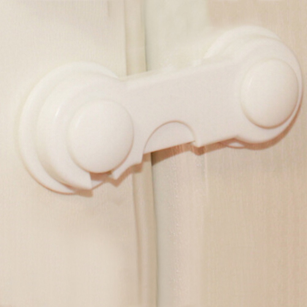 Khóa Cửa Tủ Lạnh / Ngăn Kéo Bảo Vệ An Toàn Cho Bé Thiết Kế Mới Tiện Lợi Dễ Sử Dụng