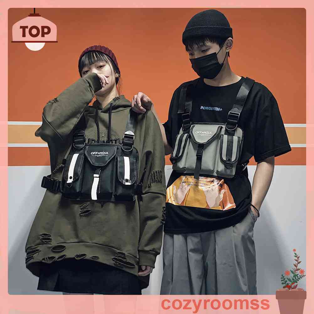 Túi Đeo Hông Du Lịch Đa Năng Phong Cách Hip Hop Cá Tính Cho Nam Nữ