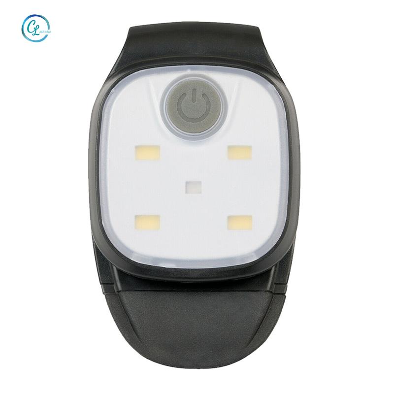 Đèn LED Kẹp Cảnh Báo An Toàn 4 Chế Độ Có Thể Sạc Lại Bằng Cổng USB Dành Cho Đi Bộ Ban Đêm