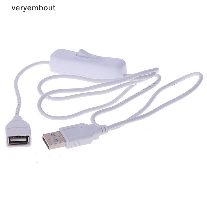 1 Dây Cáp USB 1m Có Công Tắc ON / OFF Mở Rộng Cho Quạt USB