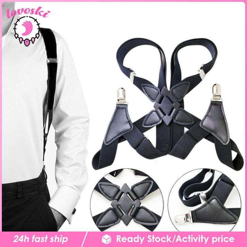 Quần Yếm Đàn Hồi Chống Trượt Có Thể Điều Chỉnh Thời Trang Dành Cho Nam