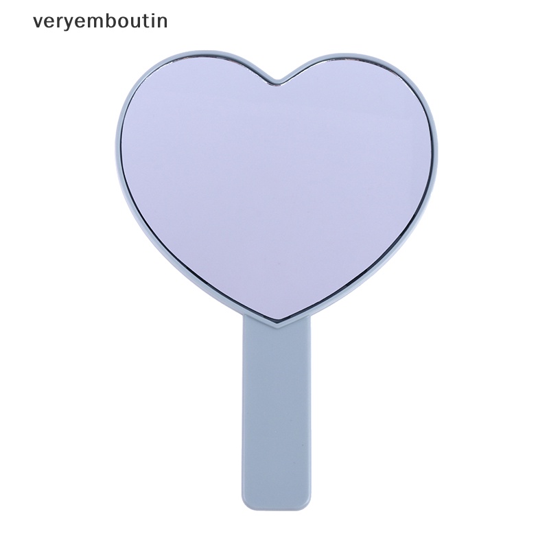 1 Gương Trang Điểm Cầm Tay Hình Trái Tim