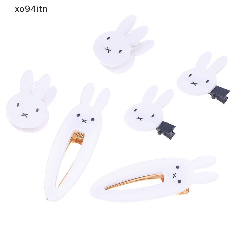 Set 2 Kẹp Tóc Hình Thỏ Trắng Dễ Thương