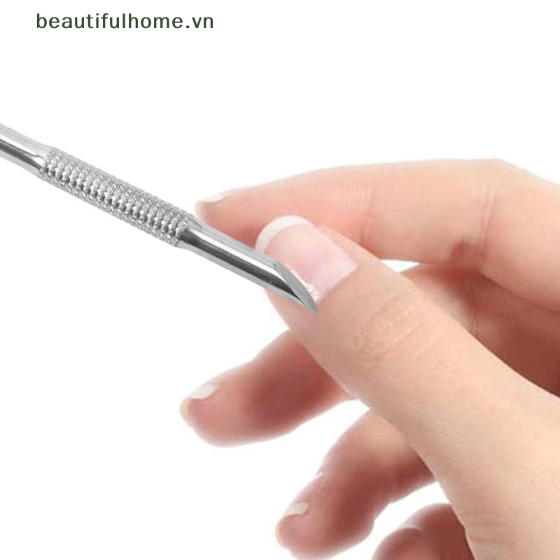 Dụng Cụ Hai Đầu Bằng Thép Không Gỉ Chuyên Dụng Cho Làm Móng