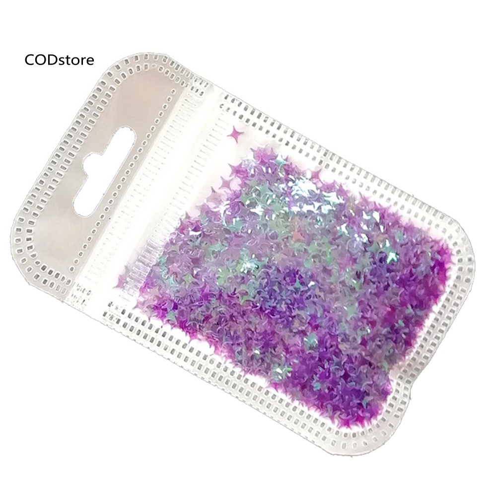 Hộp Kim Tuyến Chữ Thập 3D Lấp Lánh Trang Trí Móng Tay