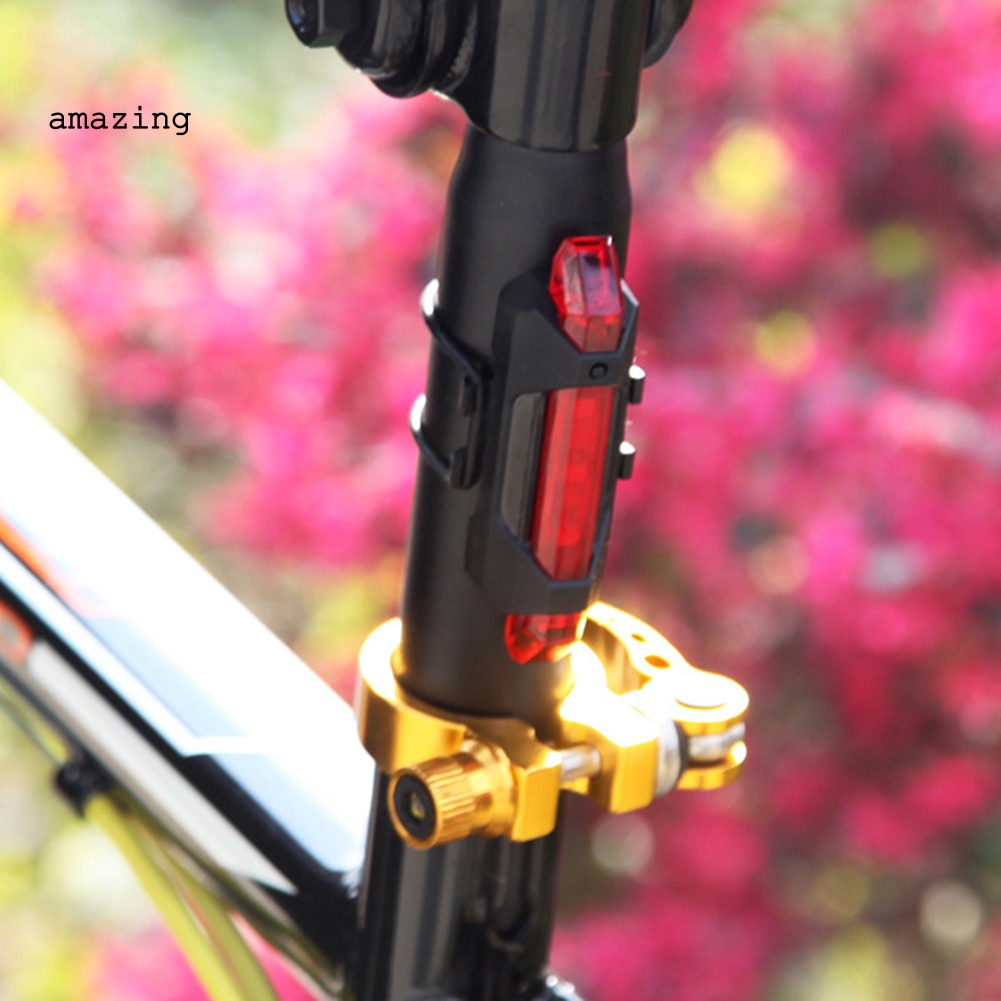 Đèn LED 5 Bóng Gắn Đuôi Xe Đạp Có Thể Sạc Lại Bằng Cổng USB