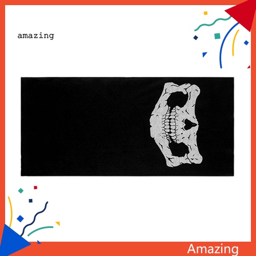 Khẩu Trang Nửa Mặt Giữ Ấm Đa Năng Hình Đầu Lâu Dùng Khi Đi Xe Máy / Xe Đạp