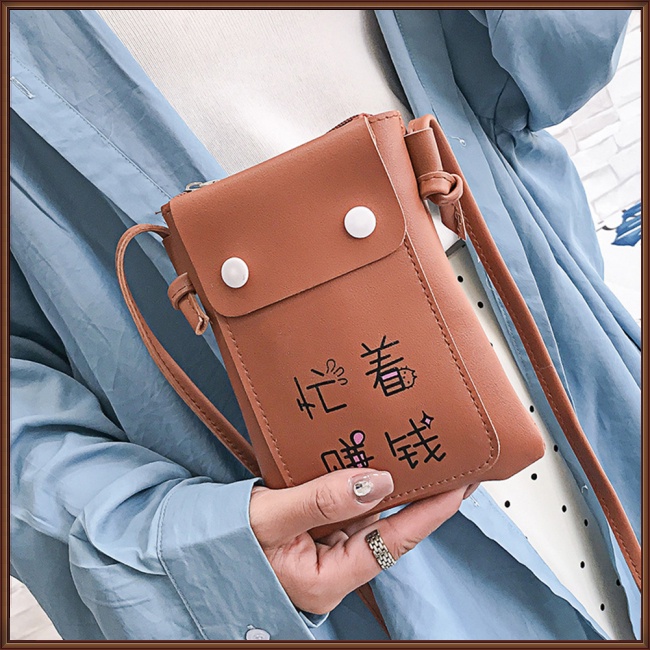 Túi Đeo Vai Bằng Da PU Hình Mèo Dễ Thương Thời Trang Cho Nữ