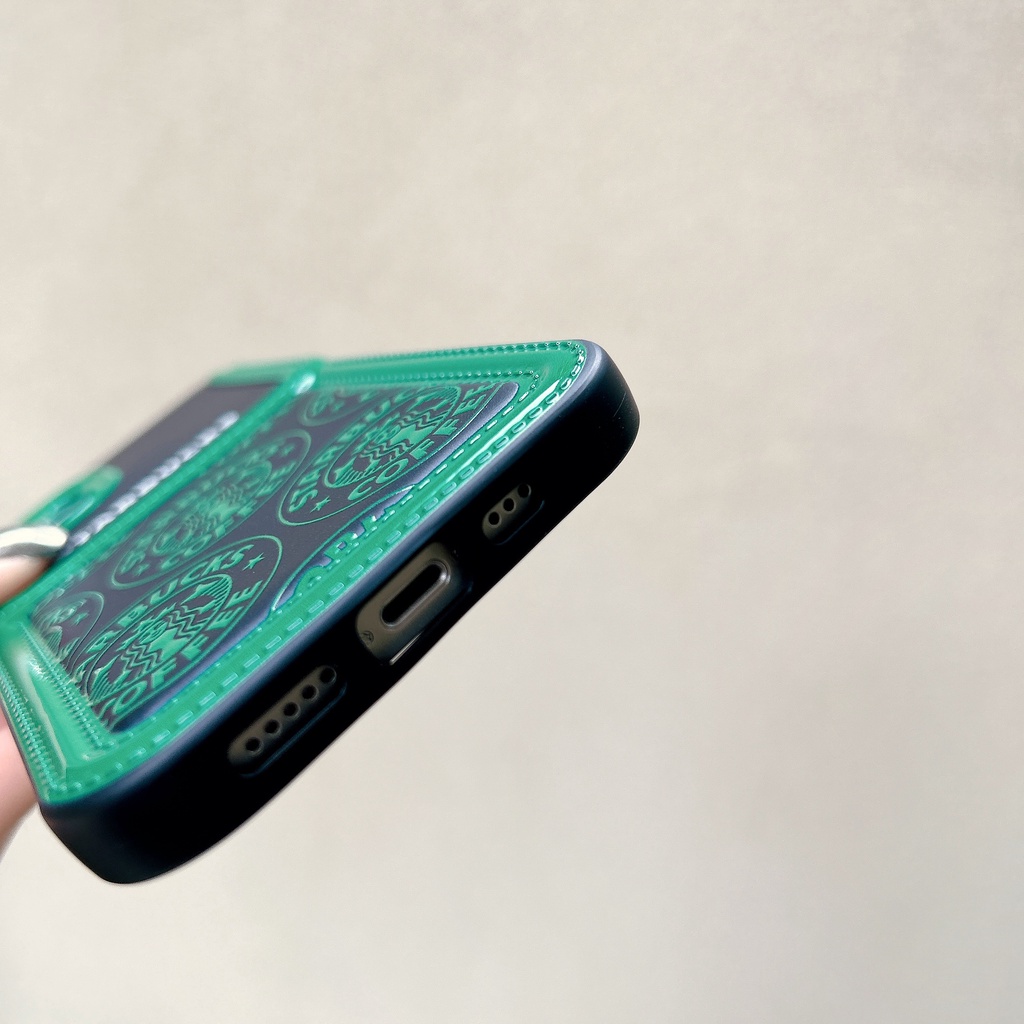 Ốp Điện Thoại TPU Dẻo Họa Tiết Starbucks Độc Đáo Chống Rơi Cho iPhone11 12 13 14 Pro Max