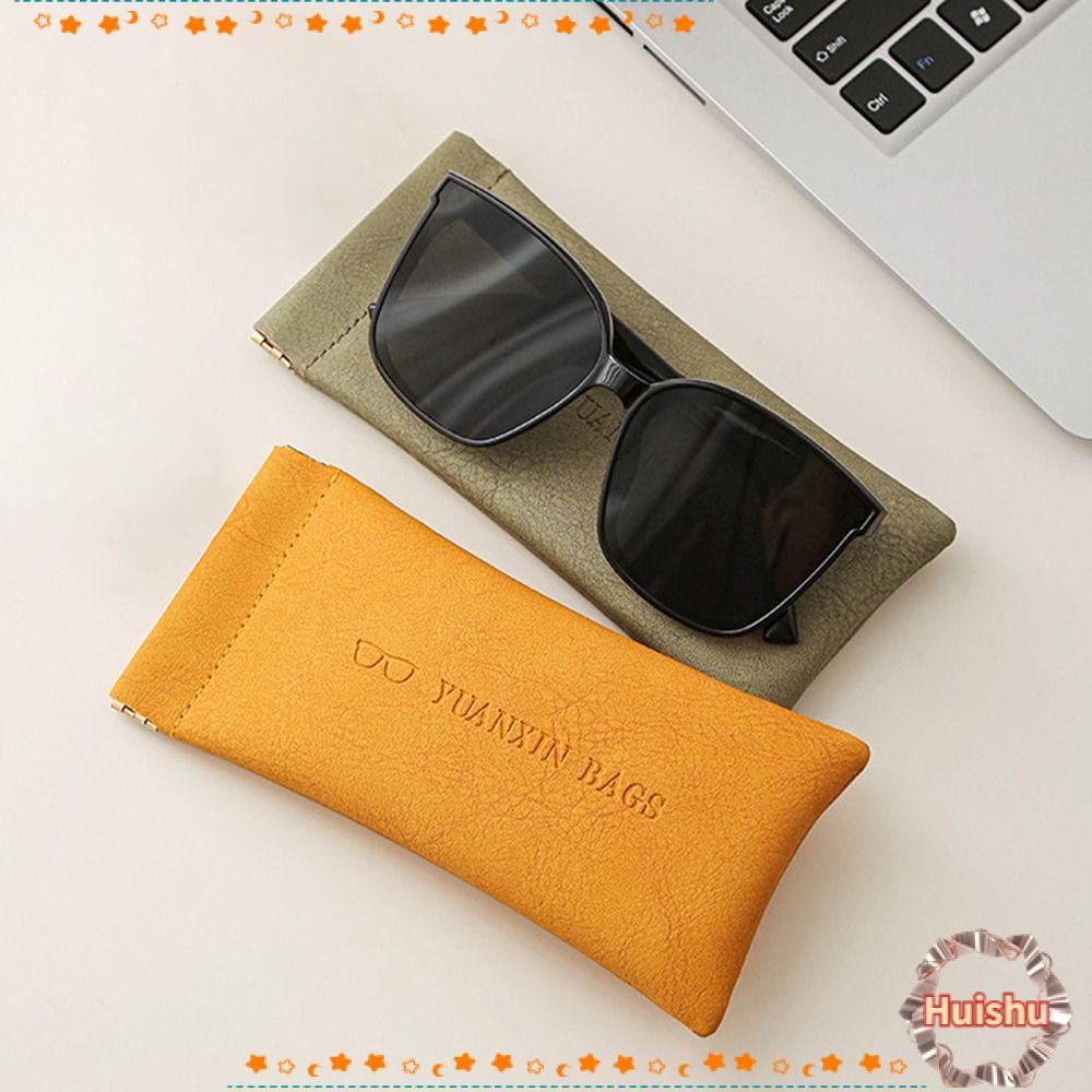 Túi Da Mềm Chống Thấm Nước Dùng Đựng Mắt Kính Tiện Dụng