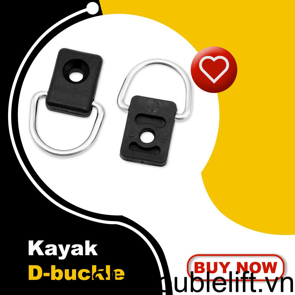 Bộ 10 Vòng Khóa Chữ D Bằng Nylon Kèm Ốc Vít Thay Thế Cho Ván Lướt Sóng