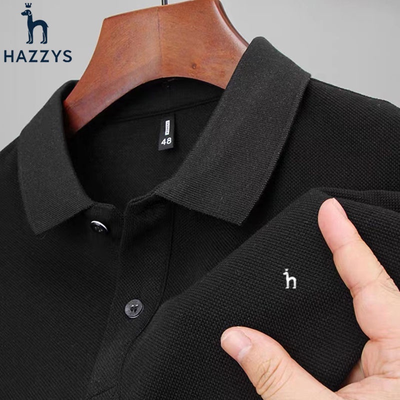 Áo polo Tay Ngắn Thêu Nhãn Nhỏ Thời Trang Mùa Hè 2023 Hazzys Hazzys Cho Nam