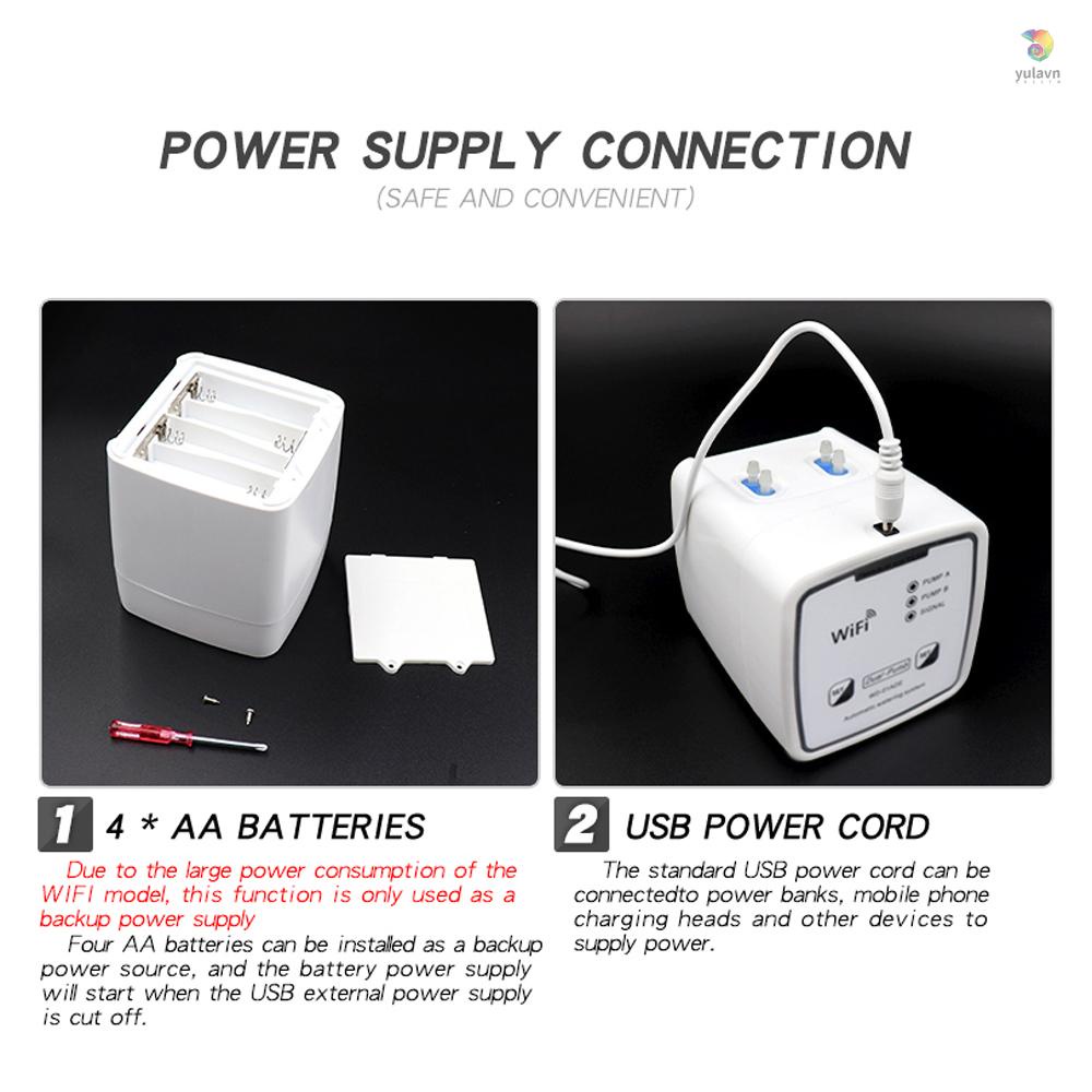 Thiết Bị Tưới Nước Tự Động Thông Minh Kết Nối WIFI Điều Khiển Từ Xa Cho Sân Vườn