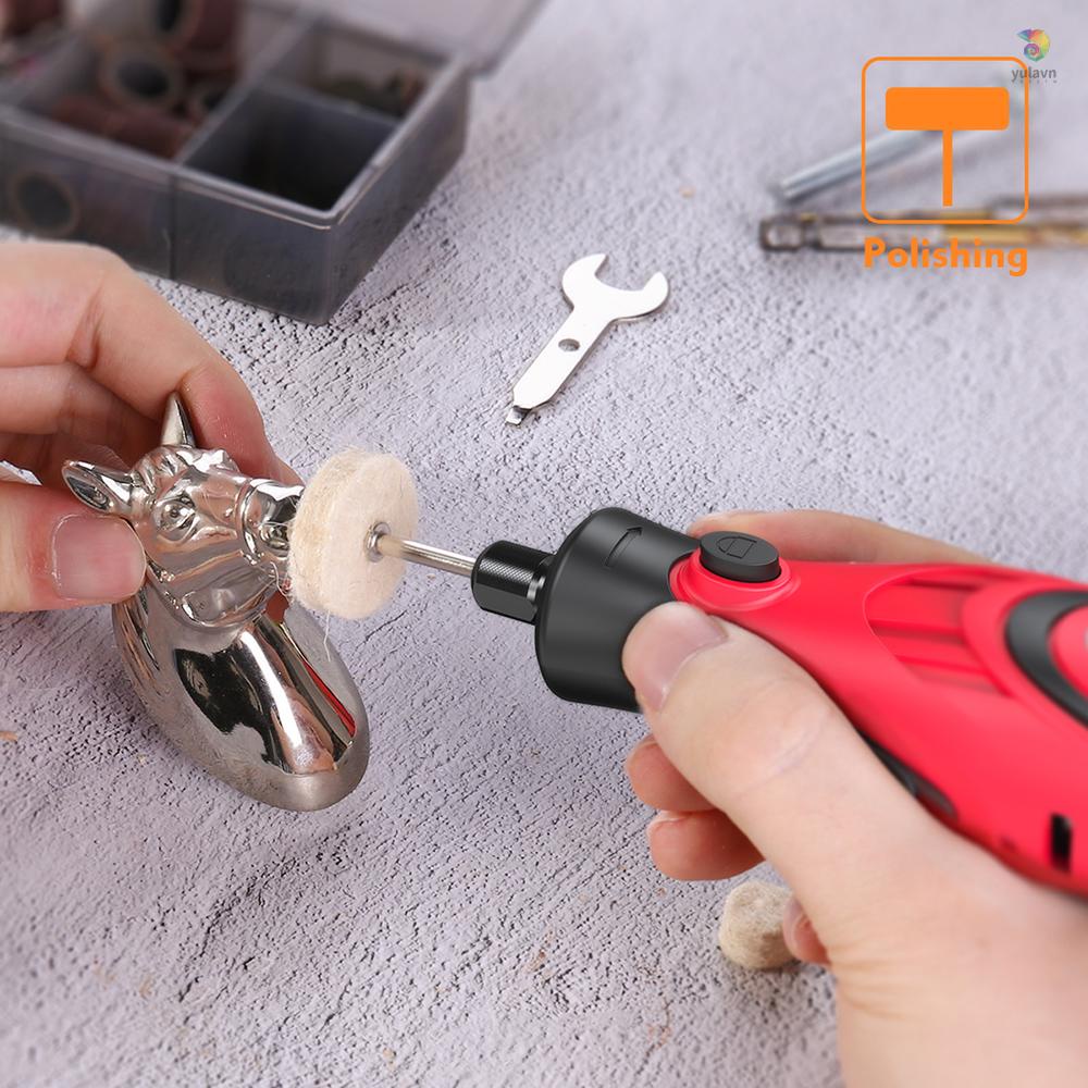 Bộ Dụng Cụ Xoay Không Dây 7.4V Mini Đa Năng Với 5 Tốc Độ Khác Nhau 5000-25000rpm 4 LED Và 38 Đèn LED Để Chạm Khắc