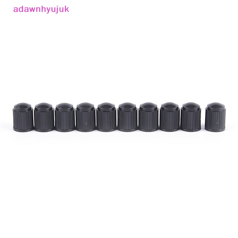 Bộ 100 Nắp Nhựa Đậy Van Bánh Xe Hơi / Xe Đạp Màu Đen VN