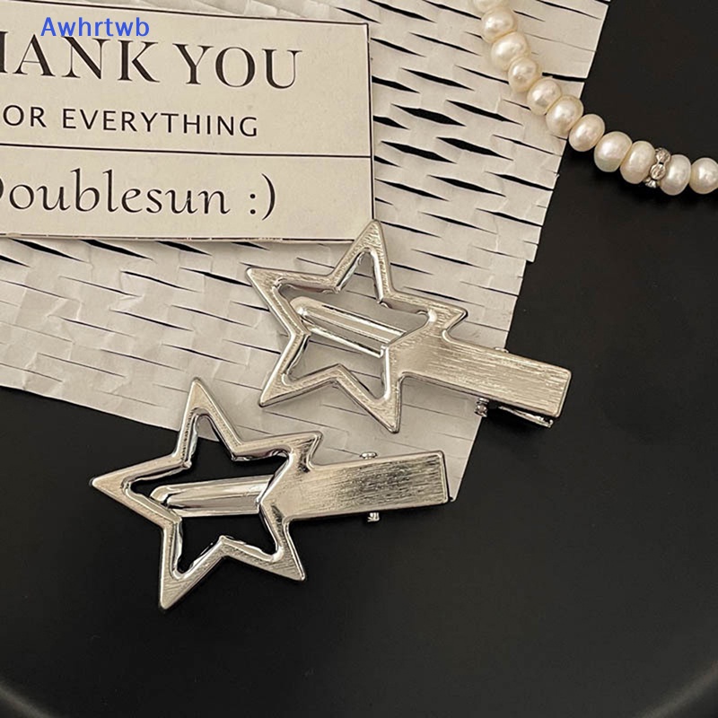 Kẹp Tóc Hình Ngôi Sao Nhiều Màu Sắc Lấp Lánh Bằng Hợp Kim Dễ Thương Cho Bé Gái Mới