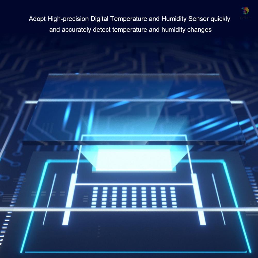 Đồng Hồ Đo Nhiệt Độ / Độ Ẩm Mini Màn Hình LCD Kỹ Thuật Số