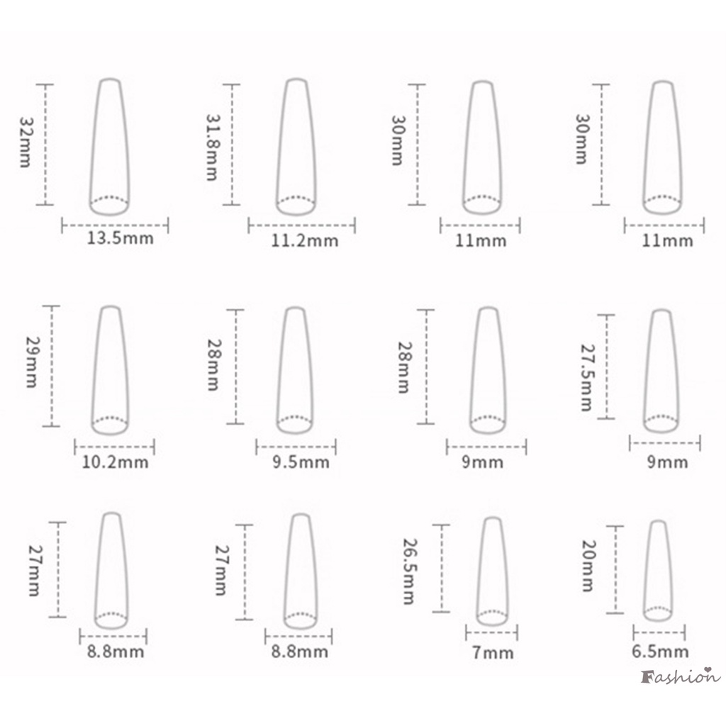 Bộ Móng Tay Giả Hình Bướm Màu Trắng / Xanh Kèm Keo Dán