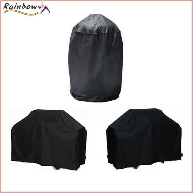 Vỏ Bọc Polyester Màu Đen Chống Bụi Cho Đồ Nội Thất BBQ Ngoài Trời