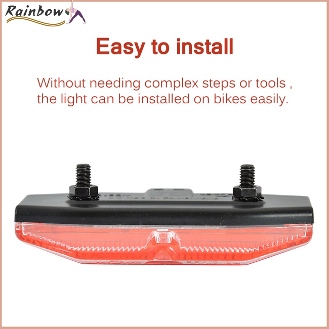 Đèn Led Cảnh Báo An Toàn Gắn Đuôi Xe Đạp Điện 6v-48v