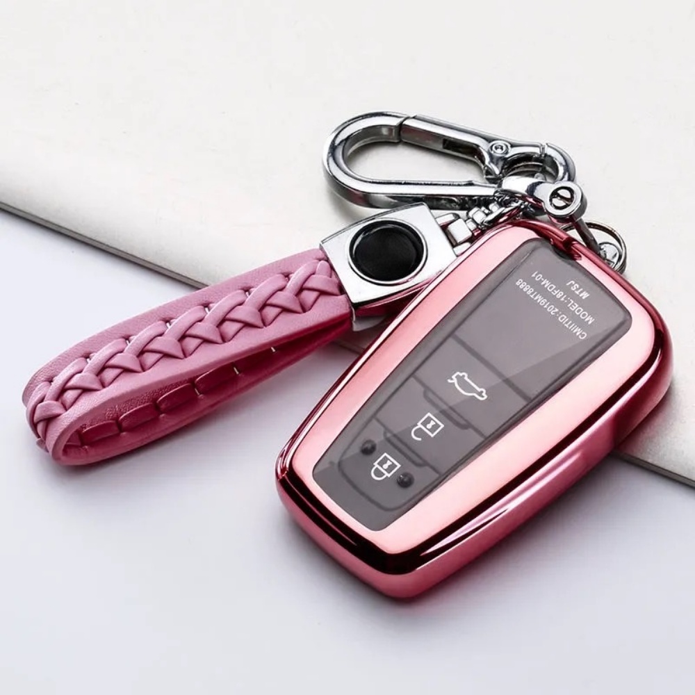 Vỏ TPU Mềm Bảo Vệ Chìa Khóa Xe Hơi Toyota Prius Camry Corolla C-HR CHR RAV4 Prado 2018 2020