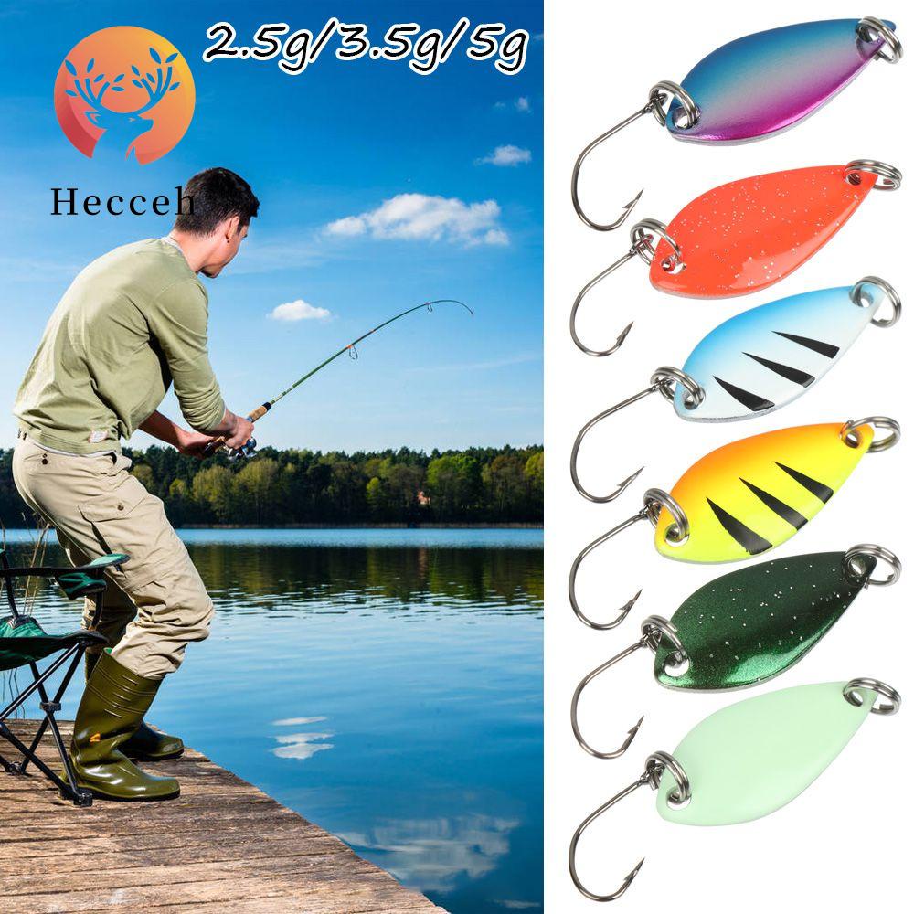 Mồi Câu Cá Bằng Kim Loại Lấp Lánh Trọng Lượng 2.5-5g