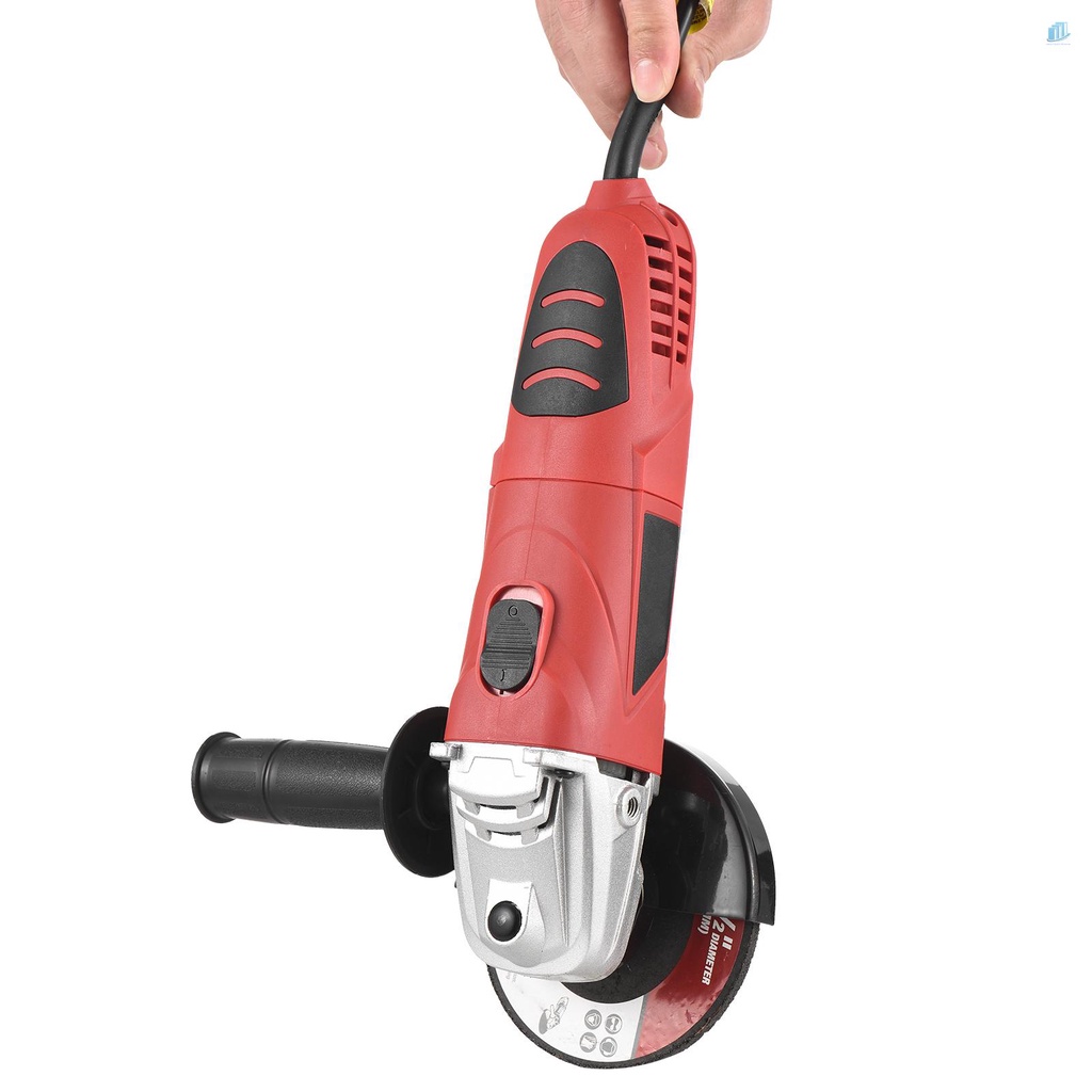 Máy Mài Góc 6-Amp 720W 4-1 / 2 &quot;/ 5 '' Với Bánh Xe Và Tay Cầm Phụ Kiện Cho Máy Mài