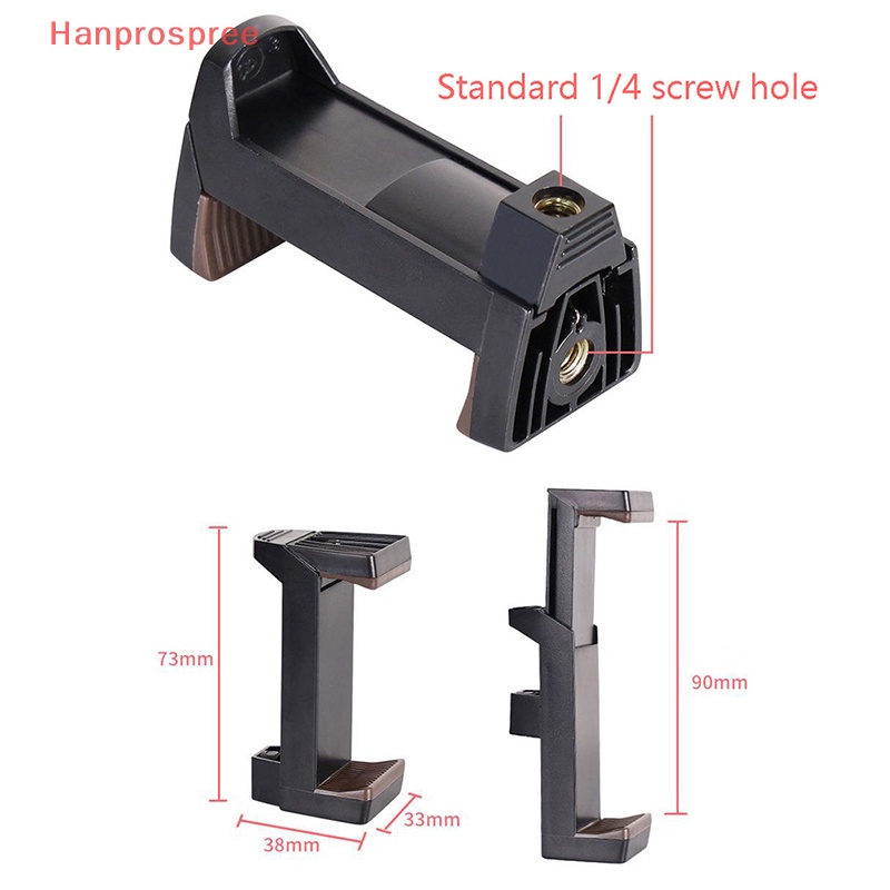 Bộ Chuyển Đổi Kẹp Điện Thoại Di Động Có Thể Thu Gọn Thông Dụng Cho Giá Đỡ Ba Chân