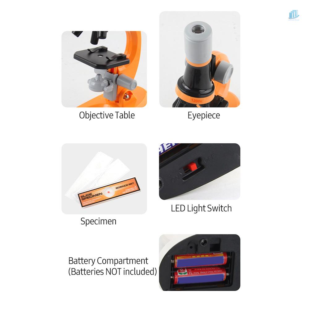 Kính Hiển Vi Quang Học 12 Cái Cho Trẻ Em Mới Bắt Đầu (s2mwvn) 1200X