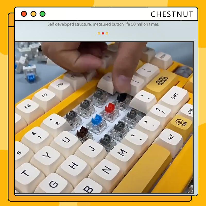 Switch/Cleam Red - RGB/Linear/Tactile/Giá Rẻ Hiệu Năng Cao Dùng Cho Bàn Phím-CT
