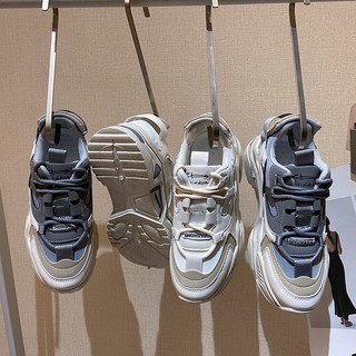 Giày thể thao đế cao tăng chiều cao thông thường, giày nữ，giày sneaker nữ AA6268