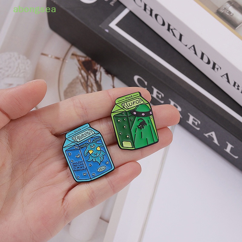 Huy Hiệu Cài Áo Hình Mèo Phù Thủy Ngoài Hành Tinh / Dơi / Người Ngoài Hành Tinh Bongsea Tráng Men Cho Bạn Bè