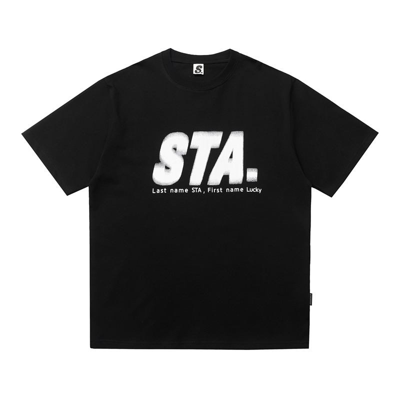 Sta- Áo Thun Tay Ngắn In Hình monogram Đường Phố Mới Nhất Thời Trang Cho Nam Và Nữ Jrtstgdfh