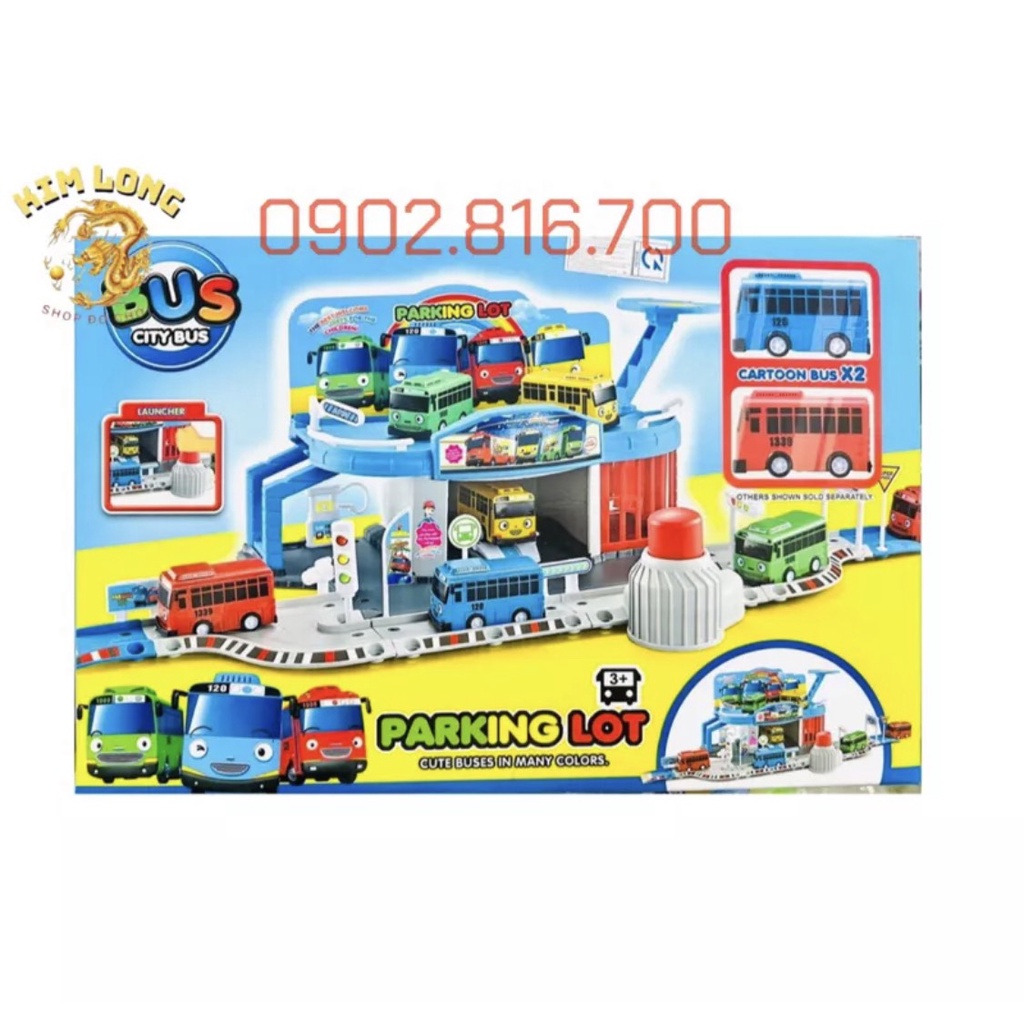 Bộ đồ chơi Trạm xe buýt - xe buýt TAYO bé nhỏ - xe buýt Tayo , Lani, Gani trong phim TAYO - Xe buýt bé nhỏ