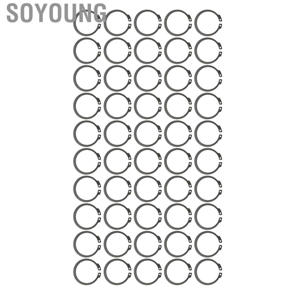Soyoung AC Compressor Coil Snap Ring  AC Compressor Retaining Ring 50pcs Sturdy  for 508 AC Compressor