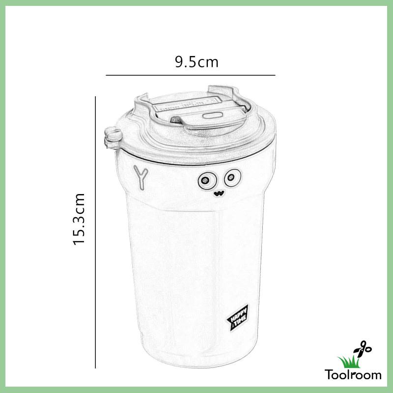 Bình Nước Giữ Nhiệt 450ml Có Nắp Đậy Tiện Dụng Mang Theo Du Lịch / Dã Ngoại